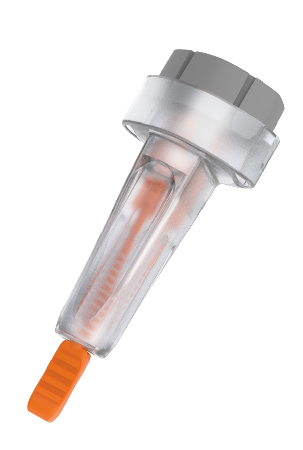Safety Finger Lancet 21G 1.8mm Button Activated