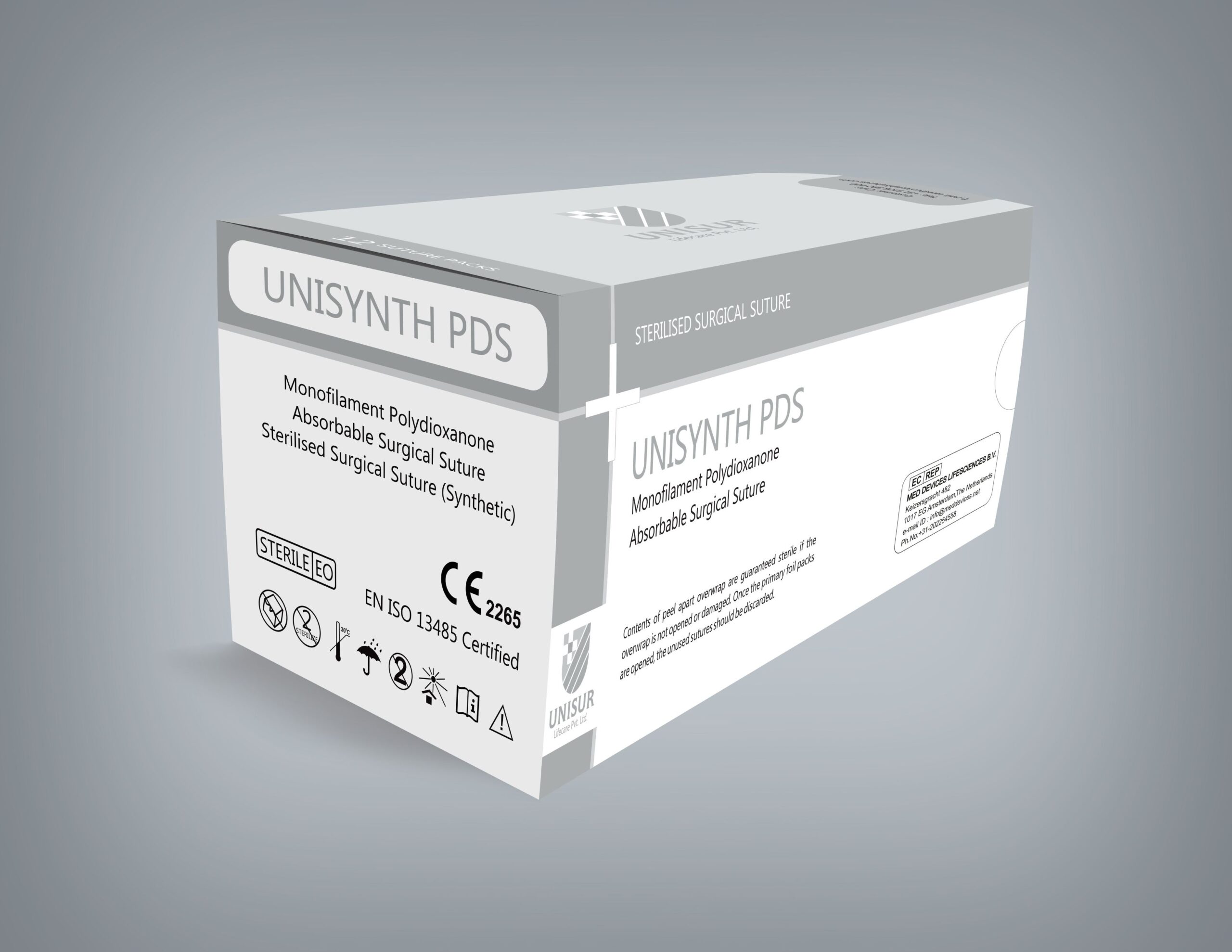 Monofilament Polydioxanone Suture